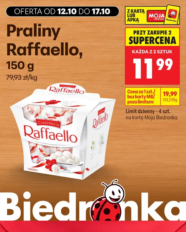 Biedronka - gazetka promocyjna Biedronkowe oszczędności od poniedziałku od poniedziałku 12.10 do środy 14.10 - strona 13
