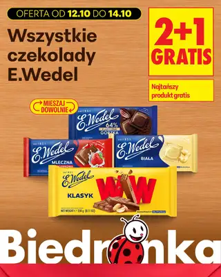 Biedronka - gazetka promocyjna Biedronkowe oszczędności od poniedziałku od poniedziałku 12.10 do środy 14.10 - strona 12