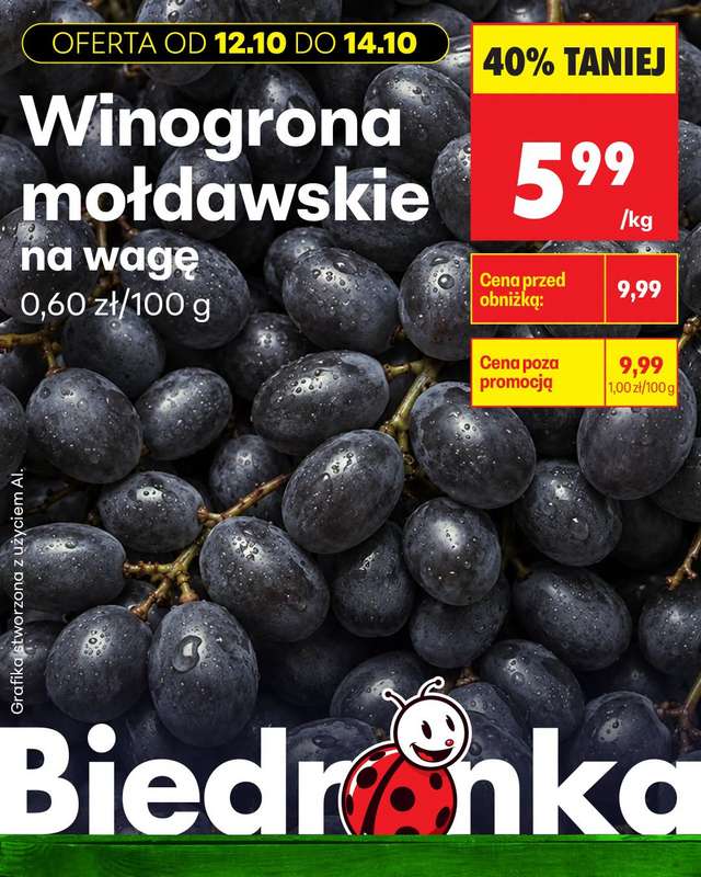 Biedronka - gazetka promocyjna Biedronkowe oszczędności od poniedziałku od poniedziałku 12.10 do środy 14.10 - strona 6