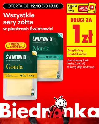 Biedronka - gazetka promocyjna Biedronkowe oszczędności od poniedziałku od poniedziałku 12.10 do środy 14.10 - strona 15