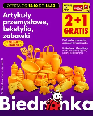 Biedronka - gazetka promocyjna Biedronkowe oszczędności od poniedziałku od poniedziałku 12.10 do środy 14.10 - strona 21