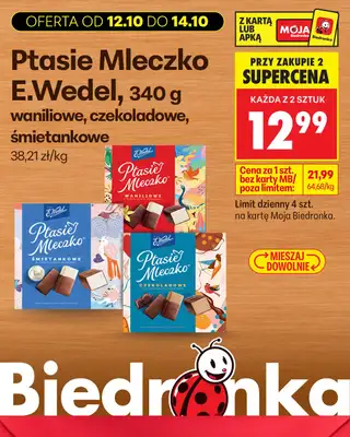 Biedronka - gazetka promocyjna Biedronkowe oszczędności od poniedziałku od poniedziałku 12.10 do środy 14.10 - strona 11