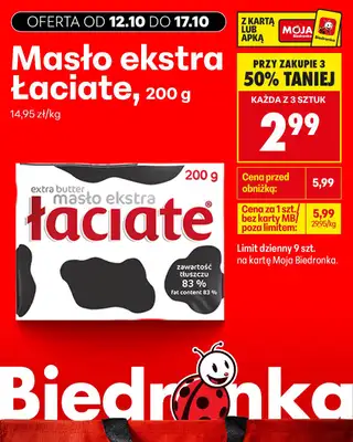 Biedronka - gazetka promocyjna Biedronkowe oszczędności od poniedziałku od poniedziałku 12.10 do środy 14.10 - strona 4