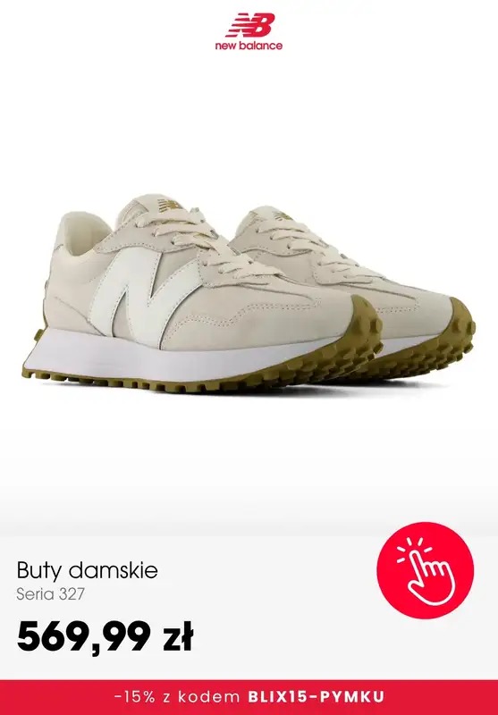 New Balance - gazetka promocyjna -15% na wybrane produkty od poniedziałku 12.10 do niedzieli 18.10 - strona 10