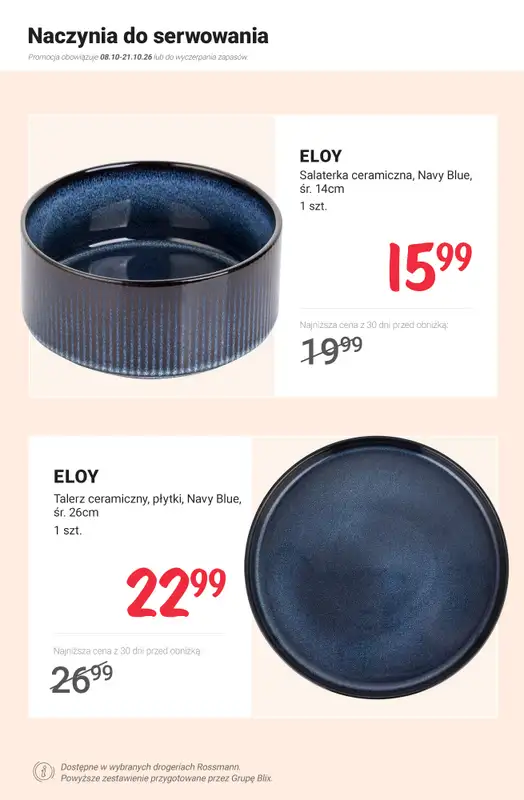 Rossmann - gazetka promocyjna Do kuchni i jadalni PROMOCJE od poniedziałku 12.10 do środy 21.10 - strona 6