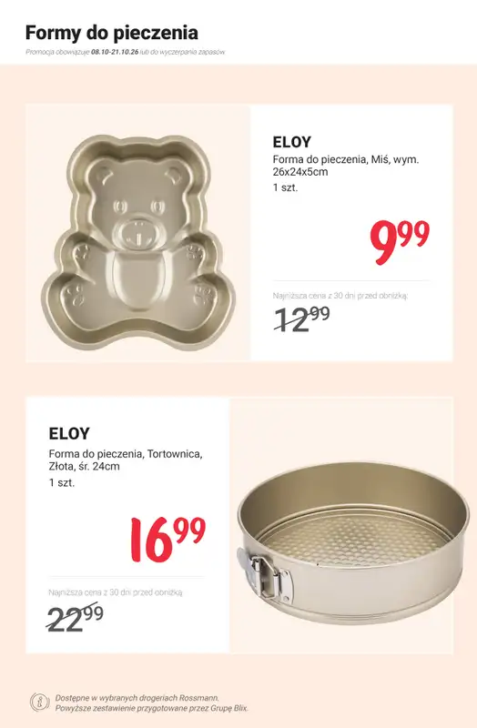 Rossmann - gazetka promocyjna Do kuchni i jadalni PROMOCJE od poniedziałku 12.10 do środy 21.10 - strona 11