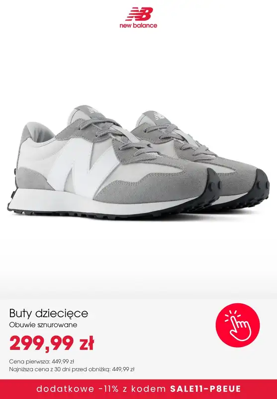New Balance - gazetka promocyjna Extra  -11% na SALE z kodem od poniedziałku 12.10 do niedzieli 18.10 - strona 7