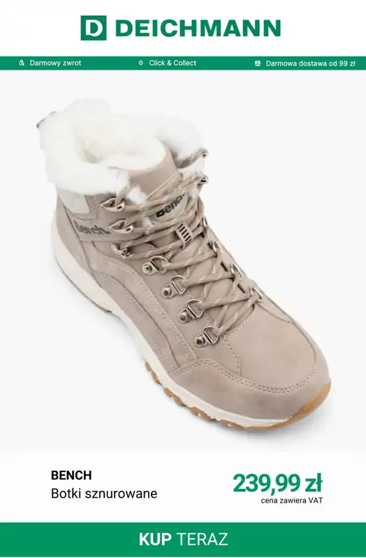 Deichmann - gazetka promocyjna Buty trekkinowe damskie od poniedziałku 12.10  - strona 6