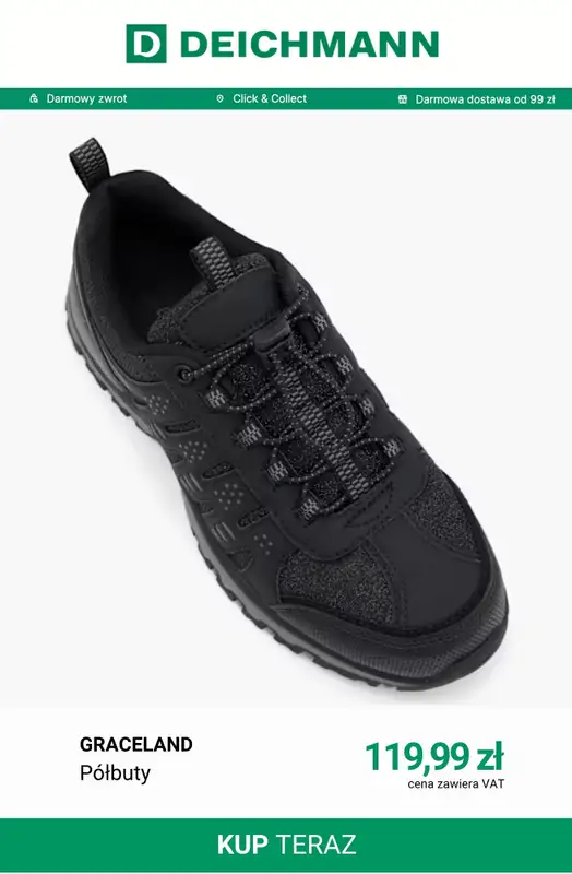 Deichmann - gazetka promocyjna Buty trekkinowe damskie od poniedziałku 12.10  - strona 5