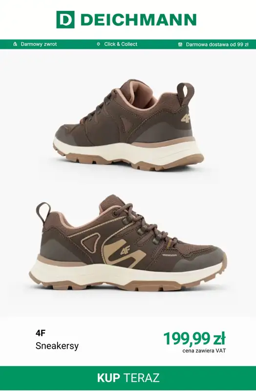 Deichmann - gazetka promocyjna Buty trekkinowe damskie od poniedziałku 12.10  - strona 3
