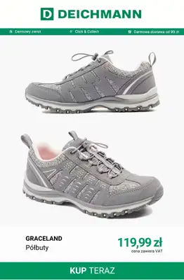 Deichmann - gazetka promocyjna Buty trekkinowe damskie od poniedziałku 12.10  - strona 4