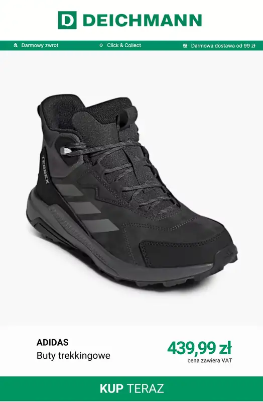 Deichmann - gazetka promocyjna Buty trekkinowe damskie od poniedziałku 12.10  - strona 8
