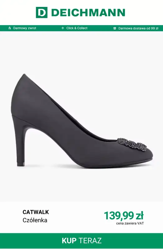 Deichmann - gazetka promocyjna Szpilki damskie od wtorku 13.10  - strona 5