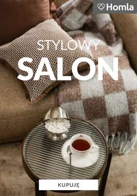 Homla - gazetka promocyjna Stylowy salon od poniedziałku 12.10 