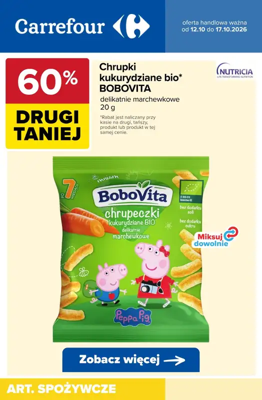 Carrefour - gazetka promocyjna Do -60% - najlepsze promocje od poniedziałku 12.10 do poniedziałku 19.10 - strona 3