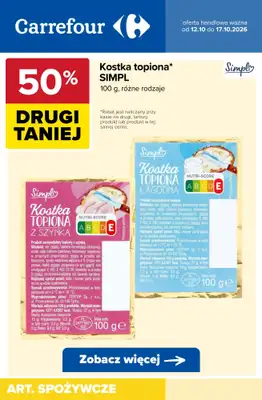 Carrefour - gazetka promocyjna Do -60% - najlepsze promocje od poniedziałku 12.10 do poniedziałku 19.10 - strona 4