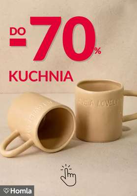 Homla - gazetka promocyjna Do -70% produkty do kuchni od wtorku 13.10 