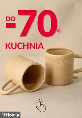Homla - gazetka promocyjna Do -70% produkty do kuchni od wtorku 13.10 