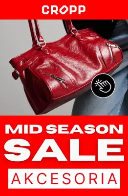 Cropp - gazetka promocyjna Mid Season Sale: akcesoria damskie od wtorku 13.10 