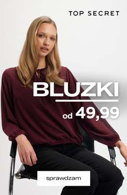 Top Secret - gazetka promocyjna Bluzki od 49,99 zł od poniedziałku 12.10 do środy 21.10