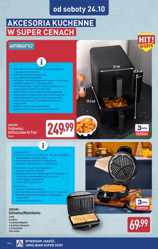 Aldi - gazetka promocyjna Aldi ma to coś! od środy 21.10 do soboty 24.10 - strona 16
