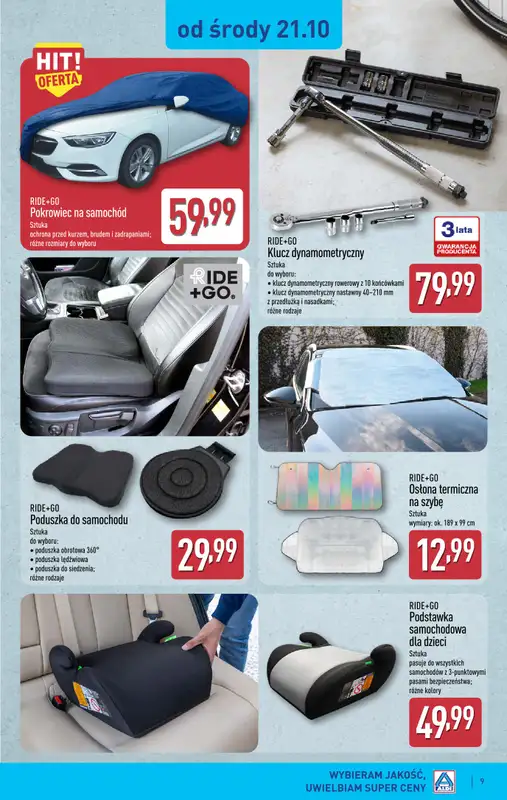 Aldi - gazetka promocyjna Aldi ma to coś! od środy 21.10 do soboty 24.10 - strona 9