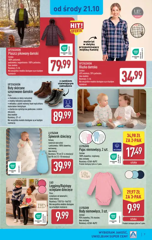 Aldi - gazetka promocyjna Aldi ma to coś! od środy 21.10 do soboty 24.10 - strona 7