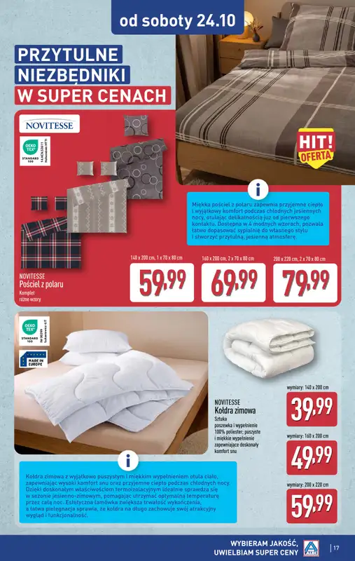 Aldi - gazetka promocyjna Aldi ma to coś! od środy 21.10 do soboty 24.10 - strona 17