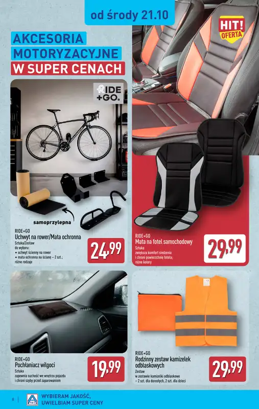 Aldi - gazetka promocyjna Aldi ma to coś! od środy 21.10 do soboty 24.10 - strona 8