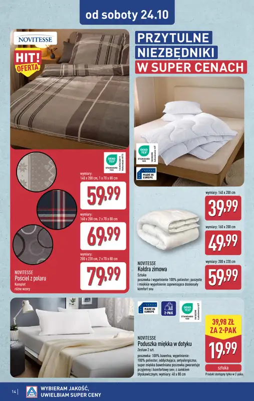 Aldi - gazetka promocyjna Aldi ma to coś! od środy 21.10 do soboty 24.10 - strona 14