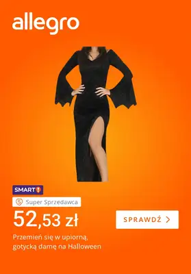 Allegro - gazetka promocyjna Makijaż i przebranie na Halloween od wtorku 13.10 do poniedziałku 19.10