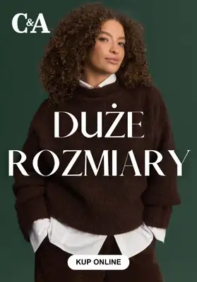 C&A - gazetka promocyjna Duże rozmiary od poniedziałku 12.10 
