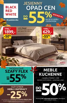 Black Red White - gazetka promocyjna JESIENNY OPAD CEN DO -55% od poniedziałku 12.10 do środy 28.10