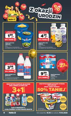 Netto - gazetka promocyjna Gazetka Spożywcza od czwartku 15.10 do soboty 17.10 - strona 8