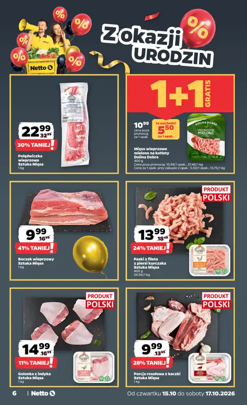 Netto - gazetka promocyjna Gazetka Spożywcza od czwartku 15.10 do soboty 17.10 - strona 6