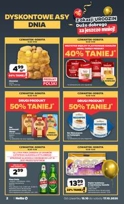 Netto - gazetka promocyjna Gazetka Spożywcza od czwartku 15.10 do soboty 17.10 - strona 2