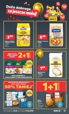 Netto - gazetka promocyjna Gazetka Spożywcza od czwartku 15.10 do soboty 17.10 - strona 15