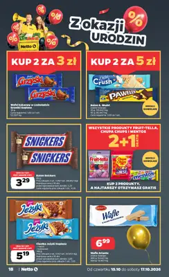 Netto - gazetka promocyjna Gazetka Spożywcza od czwartku 15.10 do soboty 17.10 - strona 18