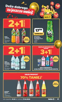 Netto - gazetka promocyjna Gazetka Spożywcza od czwartku 15.10 do soboty 17.10 - strona 21