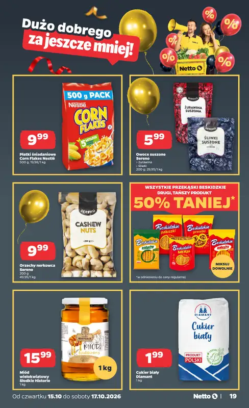 Netto - gazetka promocyjna Gazetka Spożywcza od czwartku 15.10 do soboty 17.10 - strona 19