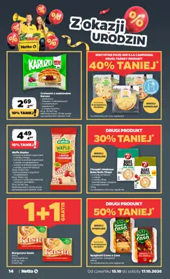 Netto - gazetka promocyjna Gazetka Spożywcza od czwartku 15.10 do soboty 17.10 - strona 14