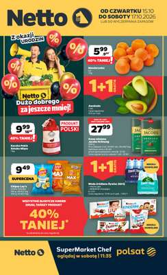 Netto - gazetka promocyjna Gazetka Spożywcza od czwartku 15.10 do soboty 17.10