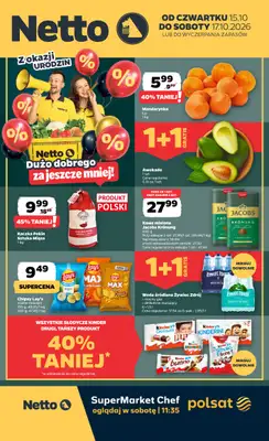 Netto - gazetka promocyjna Gazetka Spożywcza od czwartku 15.10 do soboty 17.10