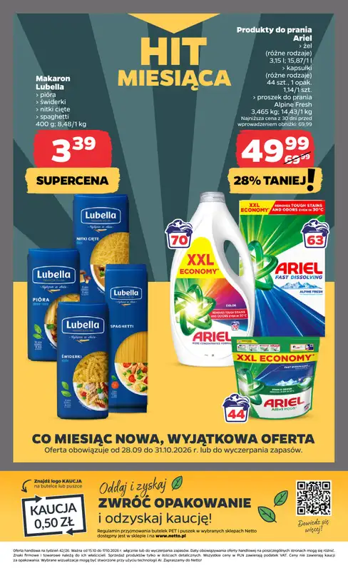 Netto - gazetka promocyjna Gazetka Spożywcza od czwartku 15.10 do soboty 17.10 - strona 29