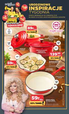 Netto - gazetka promocyjna Urodzinowe inspiracje tygodnia od czwartku 15.10 do środy 21.10