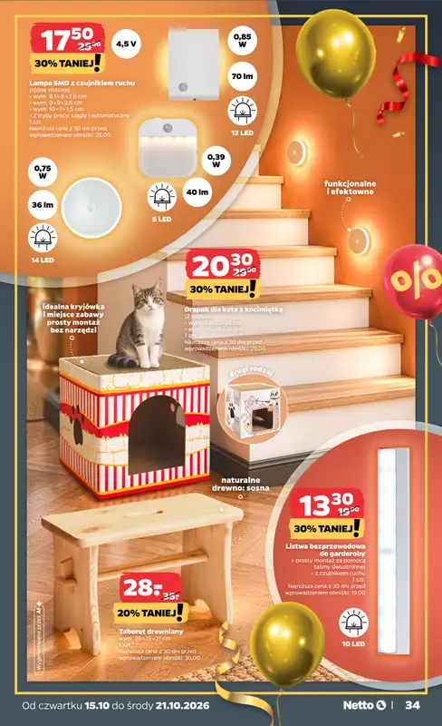 Netto - gazetka promocyjna Urodzinowe inspiracje tygodnia od czwartku 15.10 do środy 21.10 - strona 4