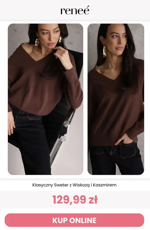 Renee - gazetka promocyjna Swetry damskie od poniedziałku 12.10 do wtorku 20.10 - strona 8
