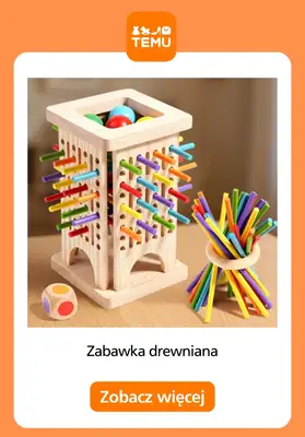 Temu - gazetka promocyjna Zabawki dla najmłodszych od poniedziałku 12.10  - strona 14