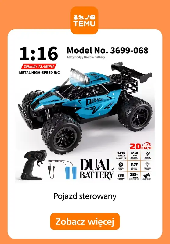 Temu - gazetka promocyjna Zabawki dla najmłodszych od poniedziałku 12.10  - strona 12