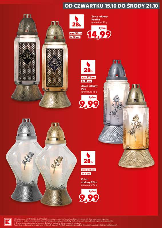 Kaufland - gazetka promocyjna Katalog znicze od czwartku 15.10 do środy 21.10 - strona 5